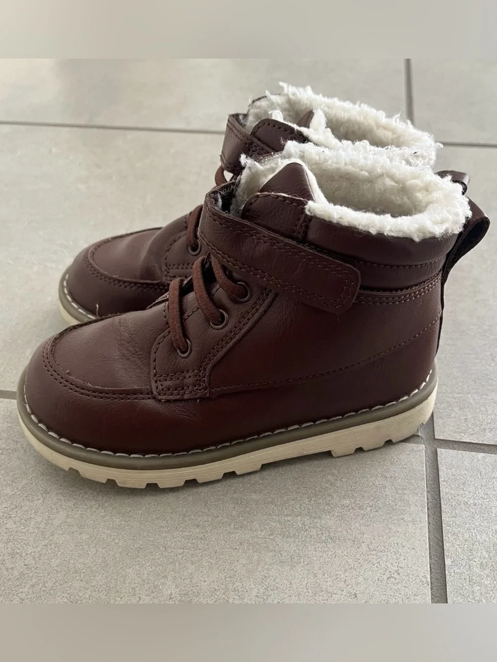 Old Navy Brown Toddler Boy Kids Winter Boots Size 9